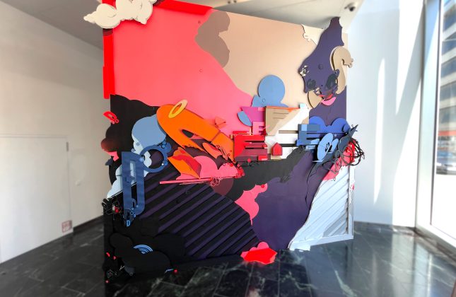 Installation_DOES_Paper-Collage-mural-Munich-Germany-2021